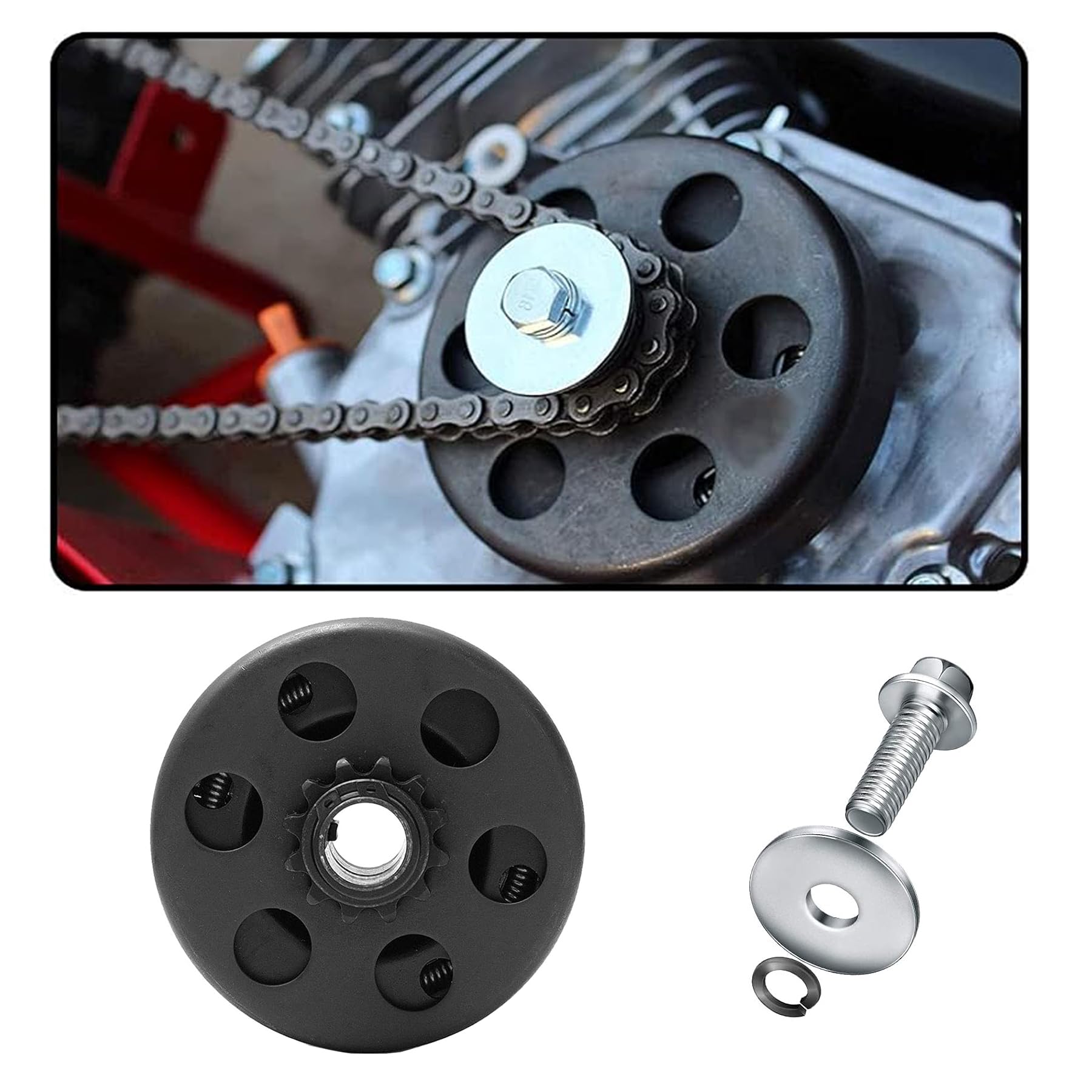tgtgページ Amazon.com: Sutmorly Go Kart Clutch 12 Tooth 3/4'' Bore with